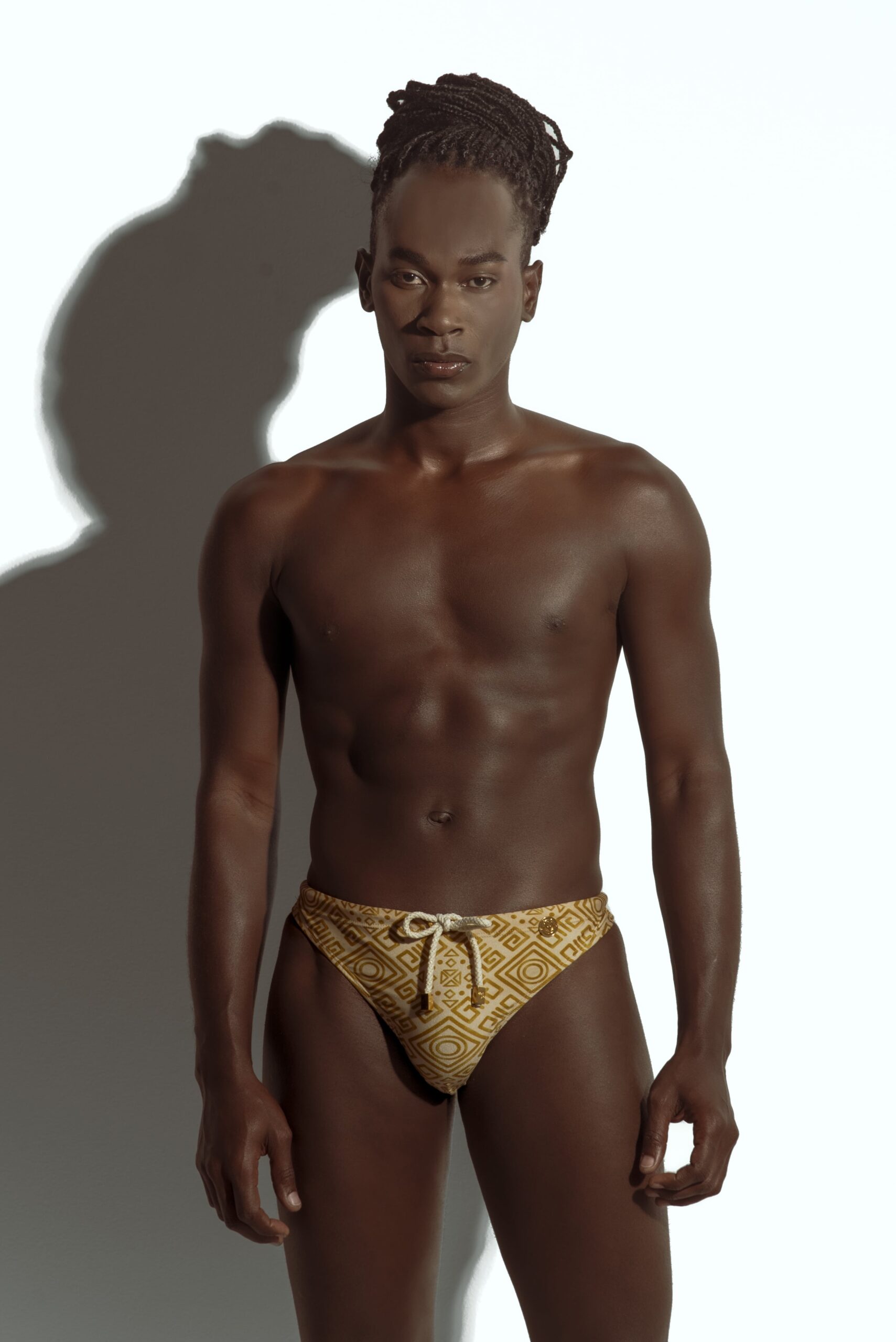 Swim Thong Golden Traces min
