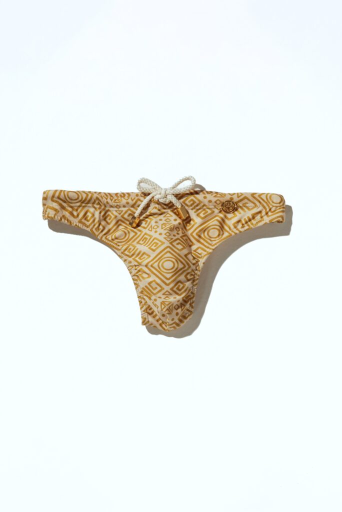 Swim Thong Golden Traces min