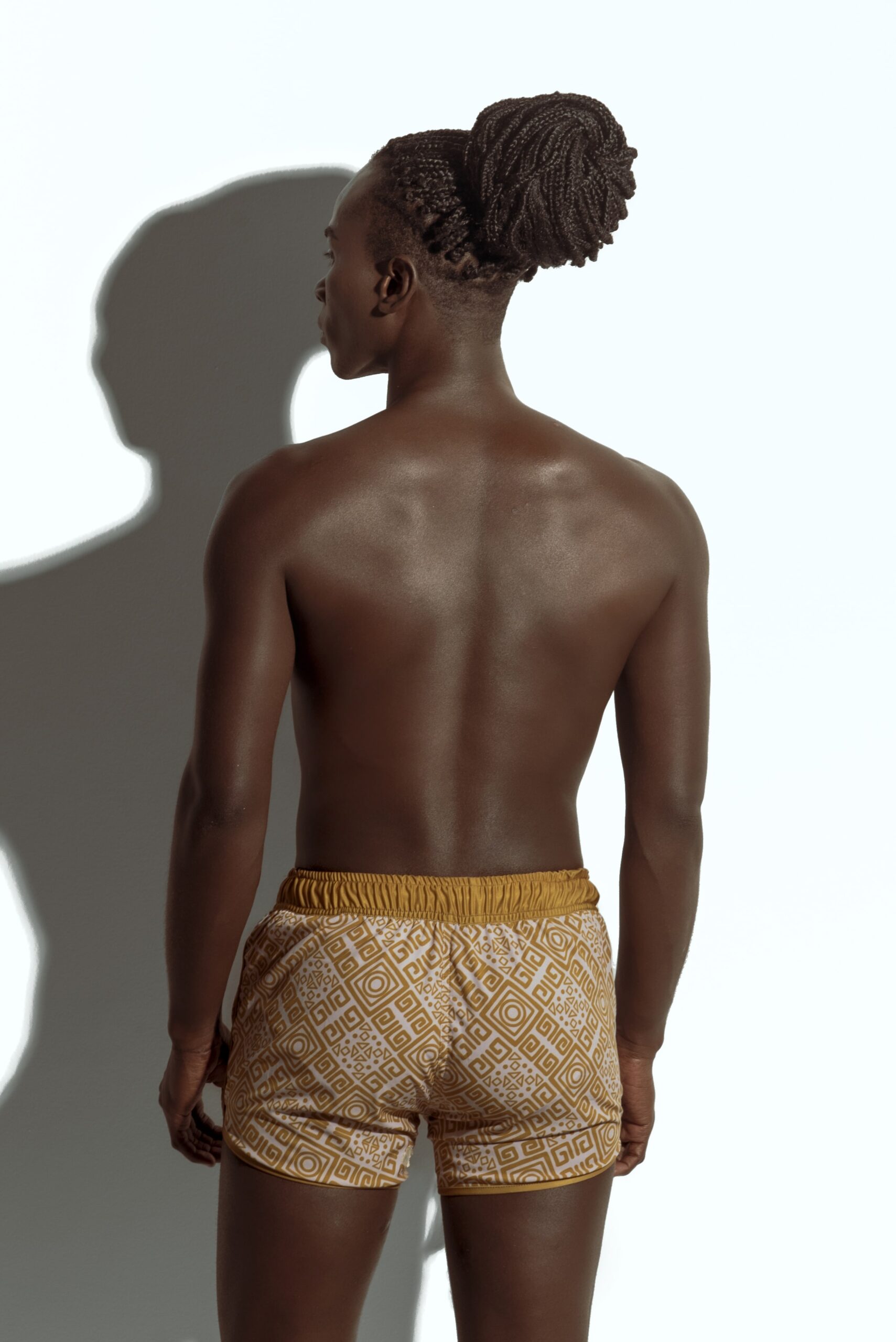 Swim short Golden Traces min