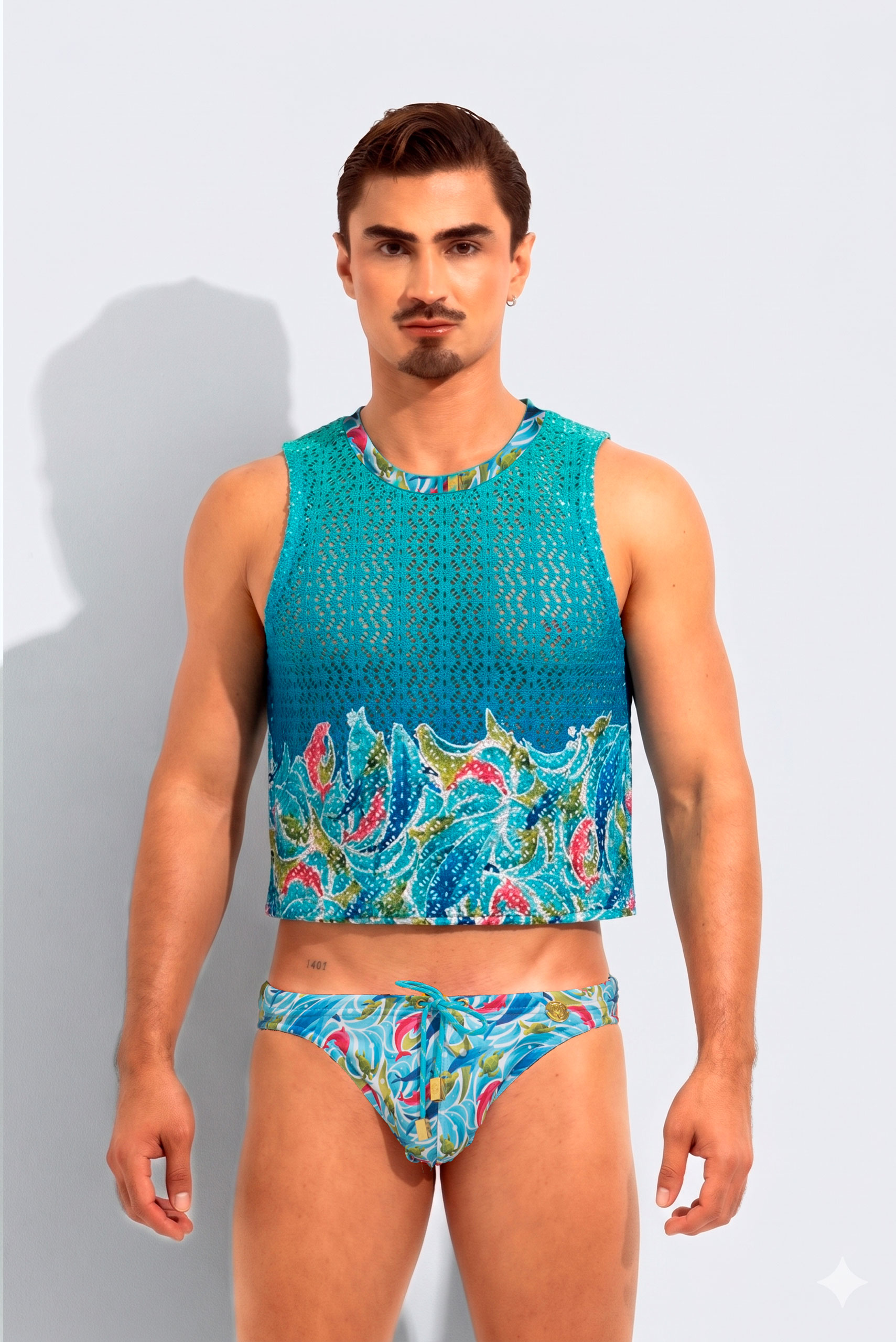 Muscle top for men Aqua Current
