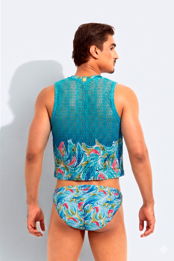 Muscle top for men Aqua Current