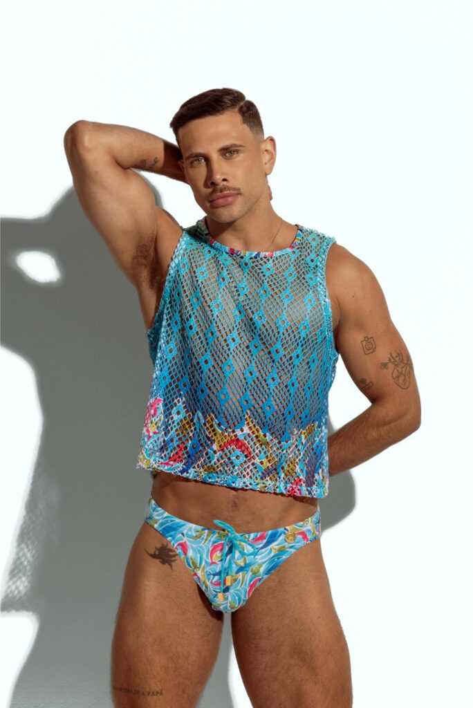 Muscle top for men Aqua Current