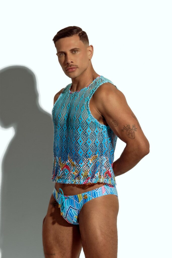 Muscle top for men Aqua Current