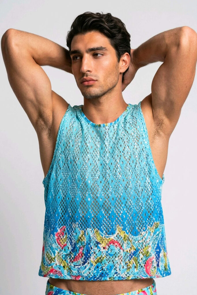 Muscle top for men Aqua Current