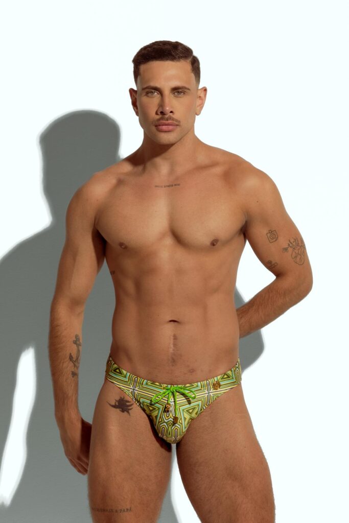 Swimbrief for men Serpent Mosaic